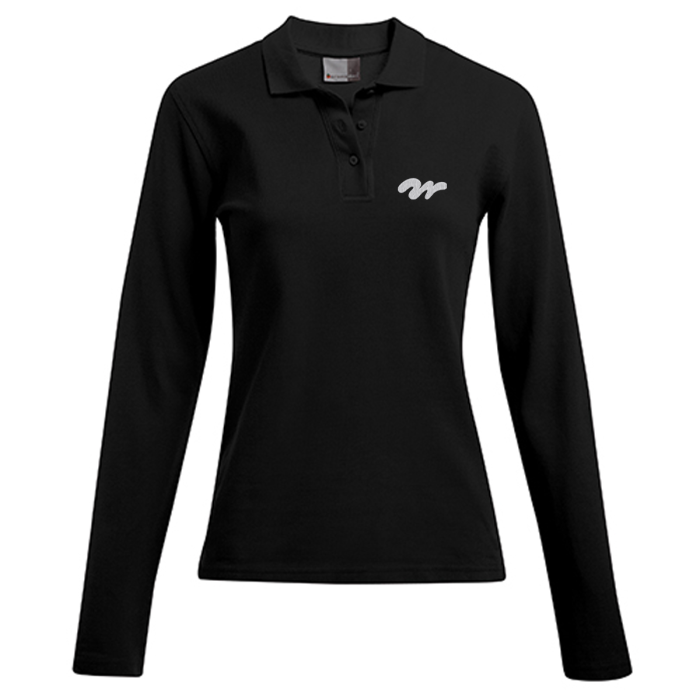 Heavy Polo Longsleeve "Creamy" | Women